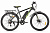 27,5д Велосипед электро Eltreco INTRO Sport  XT, 350w 36v 7,8ah пр. задн, 7ск, DISK, черн-зелен-2687
